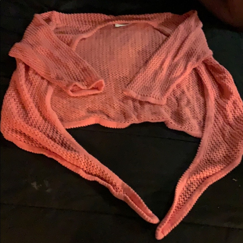 Knitted top to cover a dress